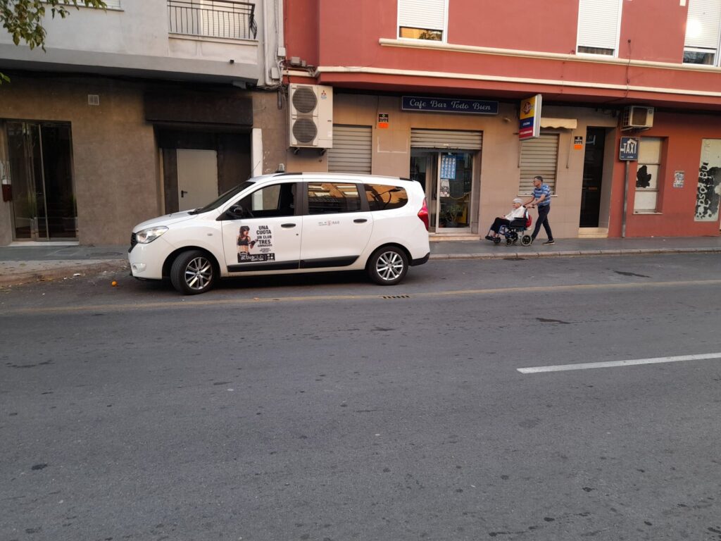 Taxis aparcado